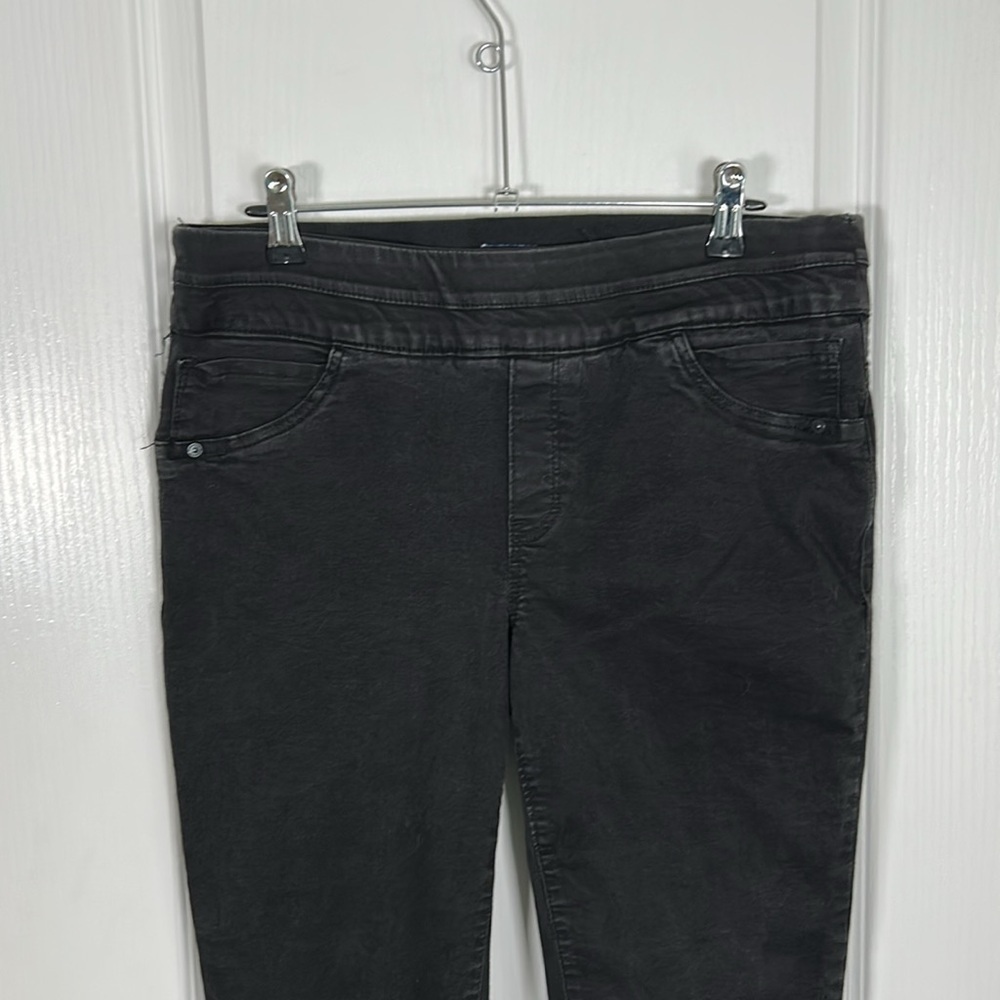 Democracy Ab Solution High Rise Ankle Skinny Pull On Black 10 - Picture 6 of 11